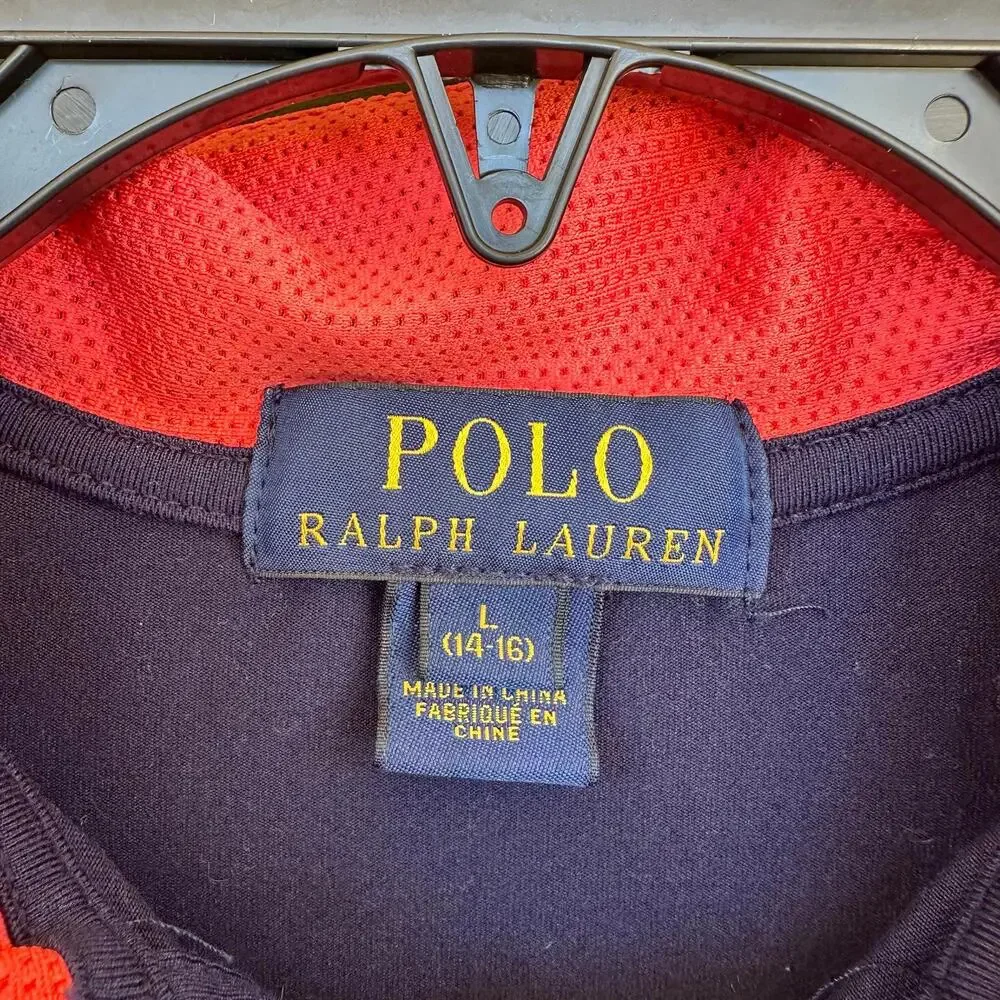 Polo Ralph Lauren Quarter Zip Pullover‎ Large 14-16